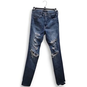 Flying Monkey Distressed High Rise Skinny Jeans Size 27